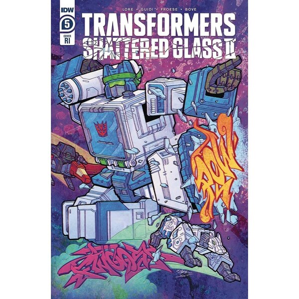 Tranformers Shattered Glass Soundwave Comic Cover Concept Image  (1 of 8)